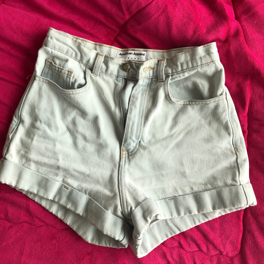 AMERICAN APPAREL DENIM SHORTS
